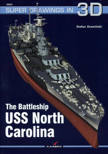 16033-3D - USS NORTH CAROLINA '44' pancernik