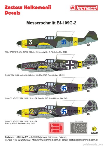 32024 Bf 109G-2 Finlandia 1943-44