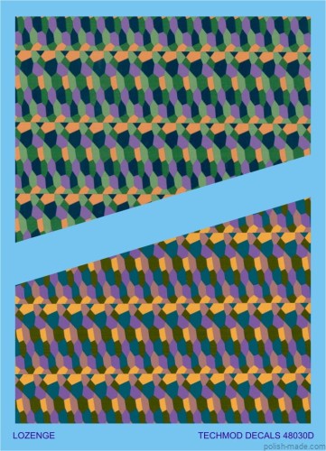 48030  kamuflaż LOZENGE wer. 5 kolorowa