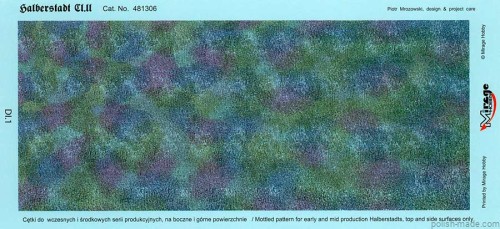 HALB. CL.II / CL.IV / C.V / CLS.I - kamuflaż - centki 1/48