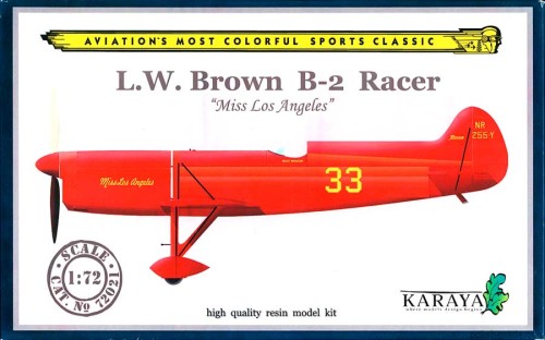 L.W.BROWN B-2 RACER rekordowy - 1/72