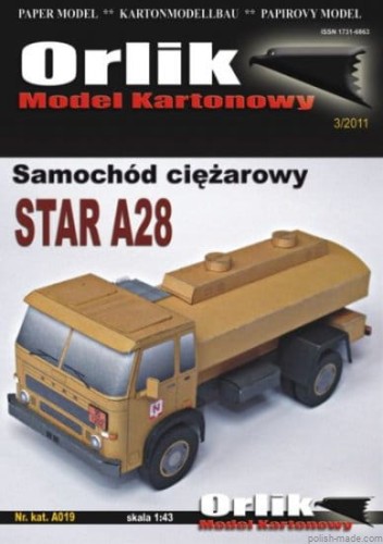 STAR A28 cysterna - A019 - 1/43
