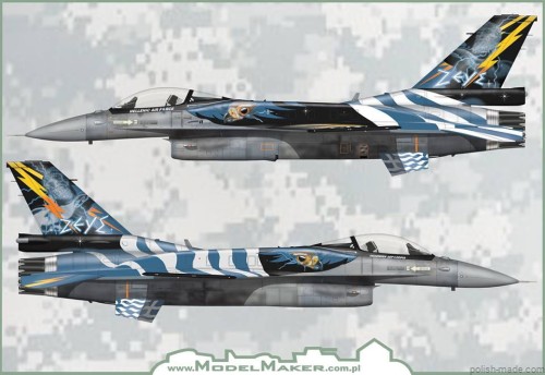 MD32120 - GREEK F-16C block 52 ZEUS DEMO TEAM 2015 decal + masks