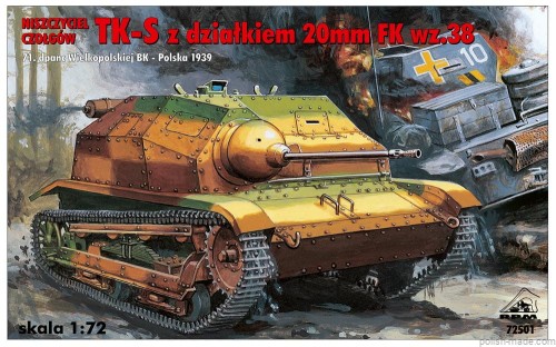 TK-S z 20mm FK wz.38 - 72501 - 1/72