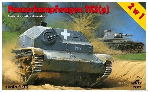 PzKpfw TKS(p) w służbie Wermachtu - 72503 - 1/72