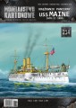 MK-214 - krążownik pancerny USS MAINE (ACR-1) 1895 - 1/200