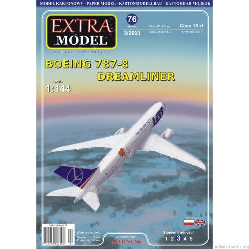 EX076 - 3/2021 - BOEING 787-8 DREAMLINER - 1/144