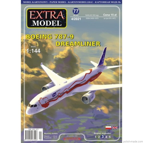 EX077 - 4/2021 - BOEING 787-9 DREAMLINER - 1/144