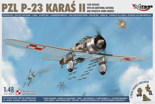 PZL P-23 KARAS II ver.1939 - 1/48