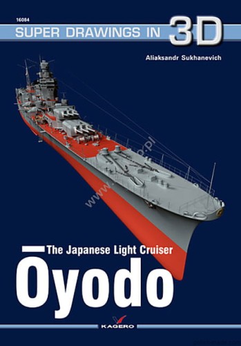 16084-3D - ŌYODO - lekki krążownik 