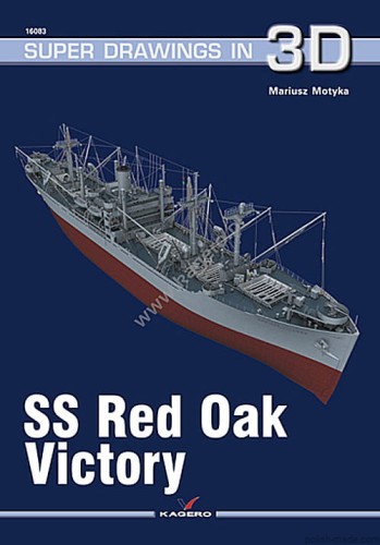 16083-3D - SS Red Oak Victory - statek towarowy