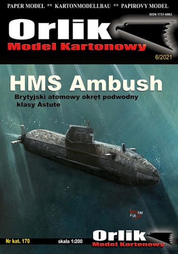 HMS Ambush type ASTYTUTE - 170 - 1/200