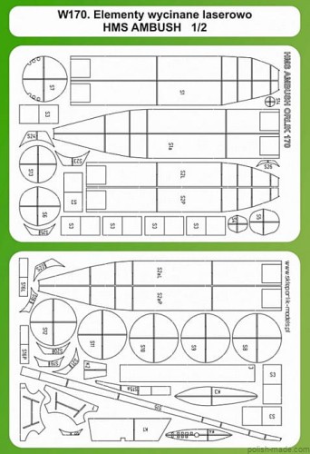 HMS Ambush op. typ ASTYTUTE - z.laser - 170W - 1/200