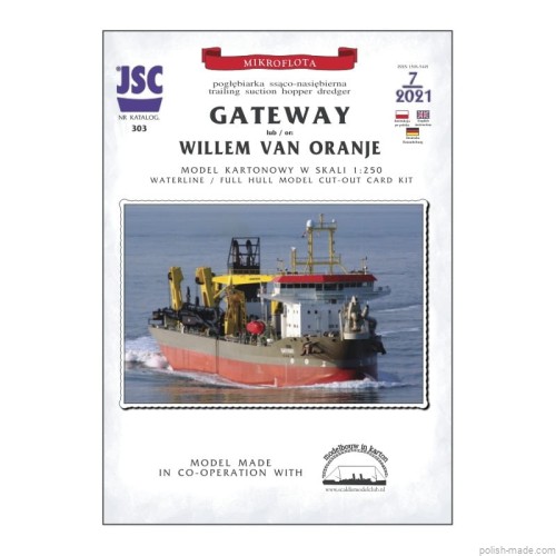 JSC-303 - GATEWAY / WILLEM VAN ORANJE Pogłębiarka ssąco-nasiębierna - 1/250