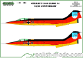 D144185 F-104 German JaboG 34 25/50 Aniversary