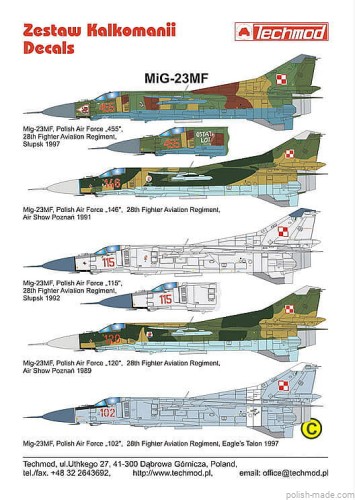48094 MiG-23MF Polish Air Force