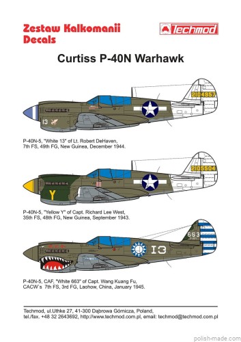 48054  Curtiss P-40N-5 Warhawk