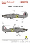 48122 Hawker Hurricane stencils