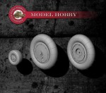 Messerschmitt Bf-109 K4 - koła żywica - 0023 - 1/33