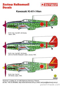 32052 Kawasaki Ki-61-I Hei Hien