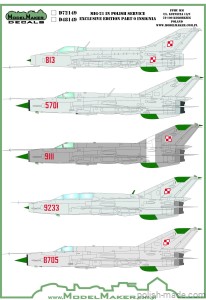 D72149 MiG-21 in Polish service exclusive edition - Insignia