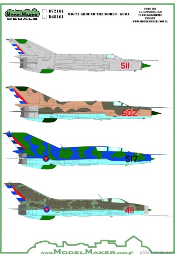 D72161 MiG-21 Around the World - Kuba