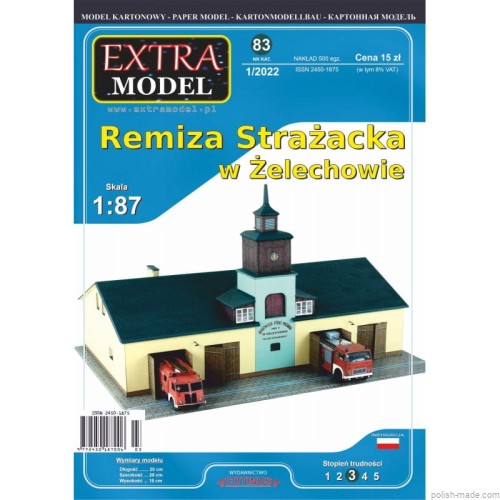 EX083 - 1/2022 - Remiza Strażacka w Żelechowie - 1/87
