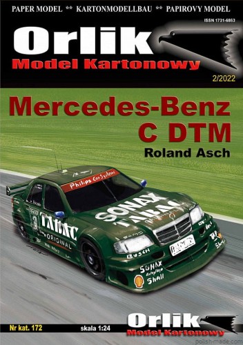 Mercedes-Benz C DTM - Roland Asch - 172 - 1/24