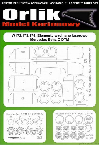 Mercedes-Benz C DTM - z.laser - 172-4W - 1/24