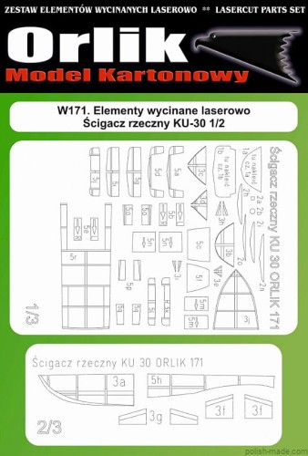 Ścigacz rzeczny KU-30 - z.laser - 171W - 1/100
