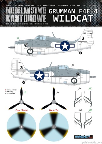 MK-50-04 - GRUMMAN F4F-4 WILDCAT - 1/50