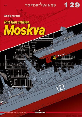 TOPDRAWINGS 129 - MOSKWA krążownik rakietowy