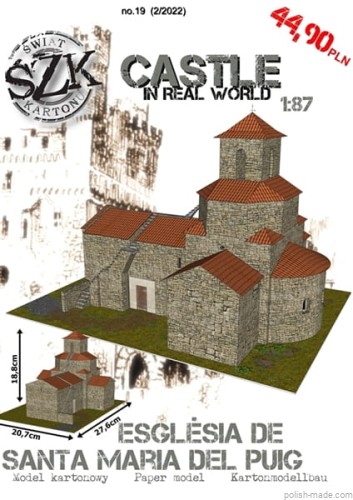 CASTLE - Església de Santa Maria del Puig - C19 - 1/87(H0)