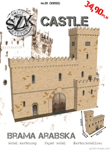 CASTLE - Brama w stylu arabskim - C20 - 1/87(H0)