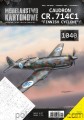 MK-1040 - CAUDRON CR.714C1 'Finnish cyclone' + wręgi - 1/33 