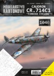 MK-1040 - CAUDRON CR.714C1 'Finnish cyclone' + wręgi - 1/33 