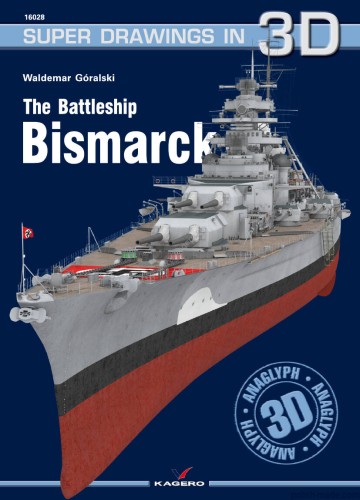16028-3D - Bismarck - pancernik