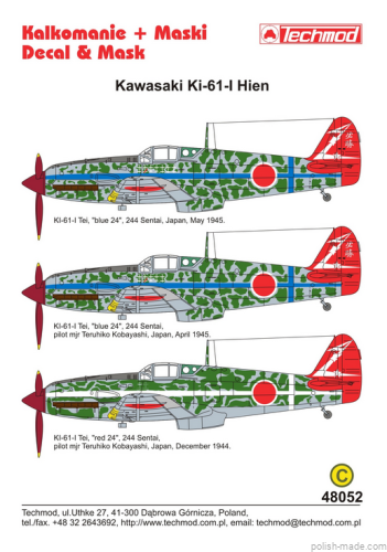 48052 Kawasaki Ki-61 Hien (Tei)