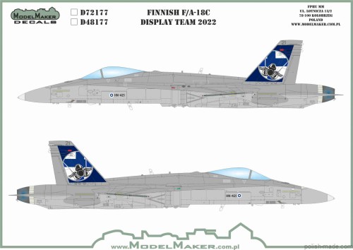 D72177 - Finnish F/A-18C Display Team 2022