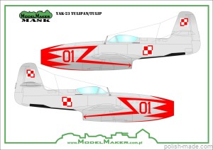 MD32017 Yak-23 in Polish service