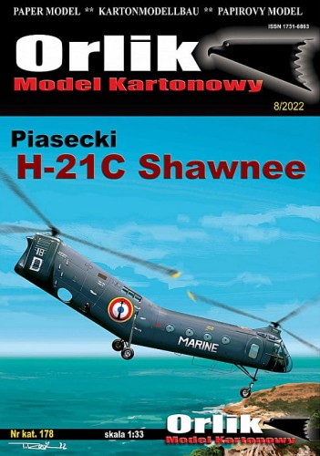 Piasecki H-21C Shawnee (French Navy) - 178 - 1/33