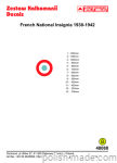 48088 oznaczenia francuskie - 1938-42