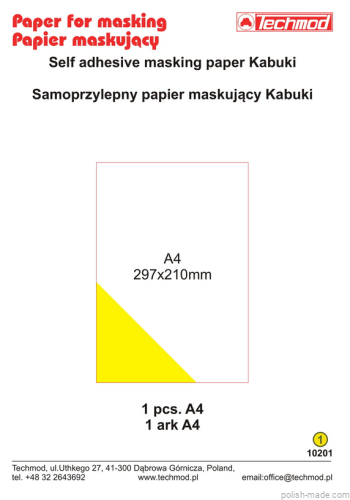 10201 - samoprzylepny papier maskujący Kabuki