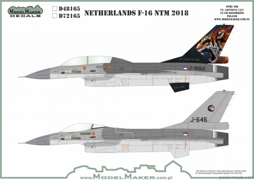 D48165 - Netherlands F-16 NTM 2018