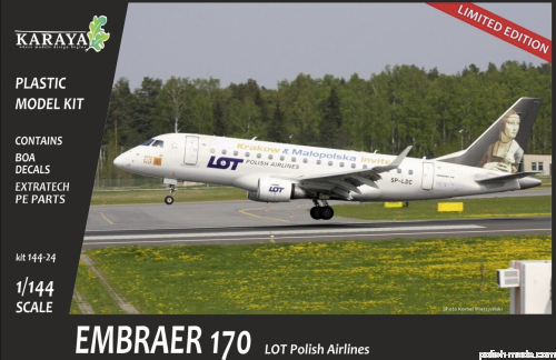 EMBRAER 170 LOT Polish Airlines 'SP-LDC' - 1/144