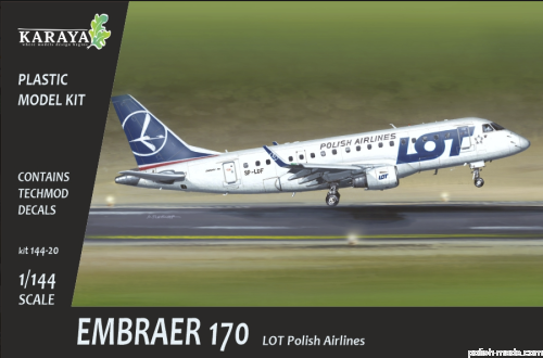 EMBRAER 170 LOT Polish Airlines - 1/144