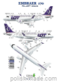 EMBRAER 170 LOT Polish Airlines - 1/144