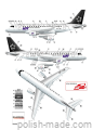 EMBRAER 170 LOT Polish Airlines - 1/144