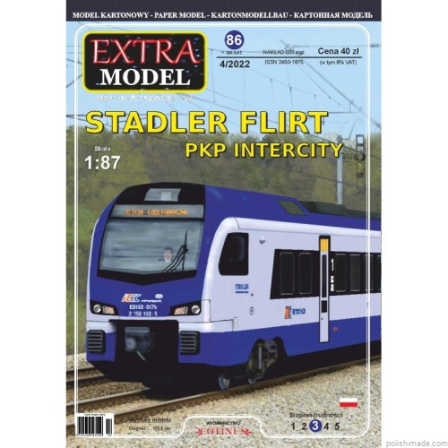 EX086 - 4/2022 - STADLER FLIRT PKP Intercity - 1:87(H0)
