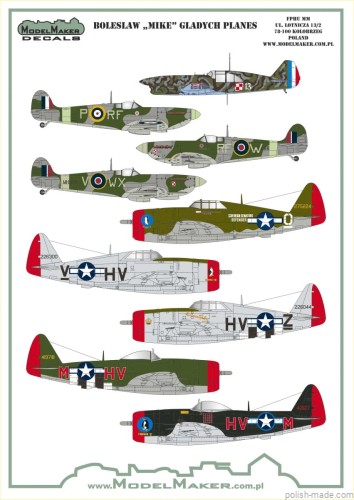 D72182 Boleslaw "Mike" Gladych Planes